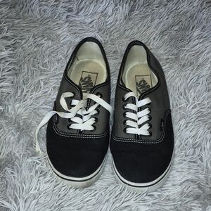 Vans Black and Gray Women's Sneakers